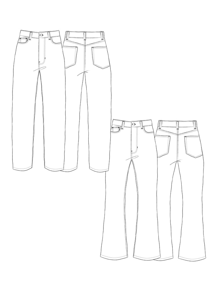 WORSHIP JEANS • PDF Pattern