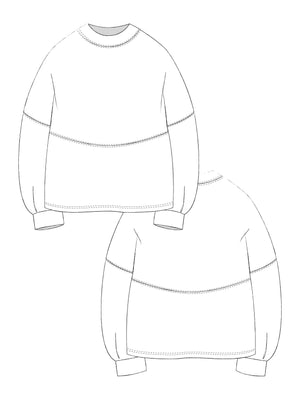 WREN FLEECE • PDF Pattern