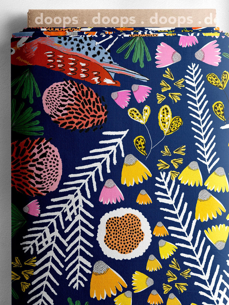 LINEN/COTTON BLEND • Iluka Sea Garden $46.00/metre