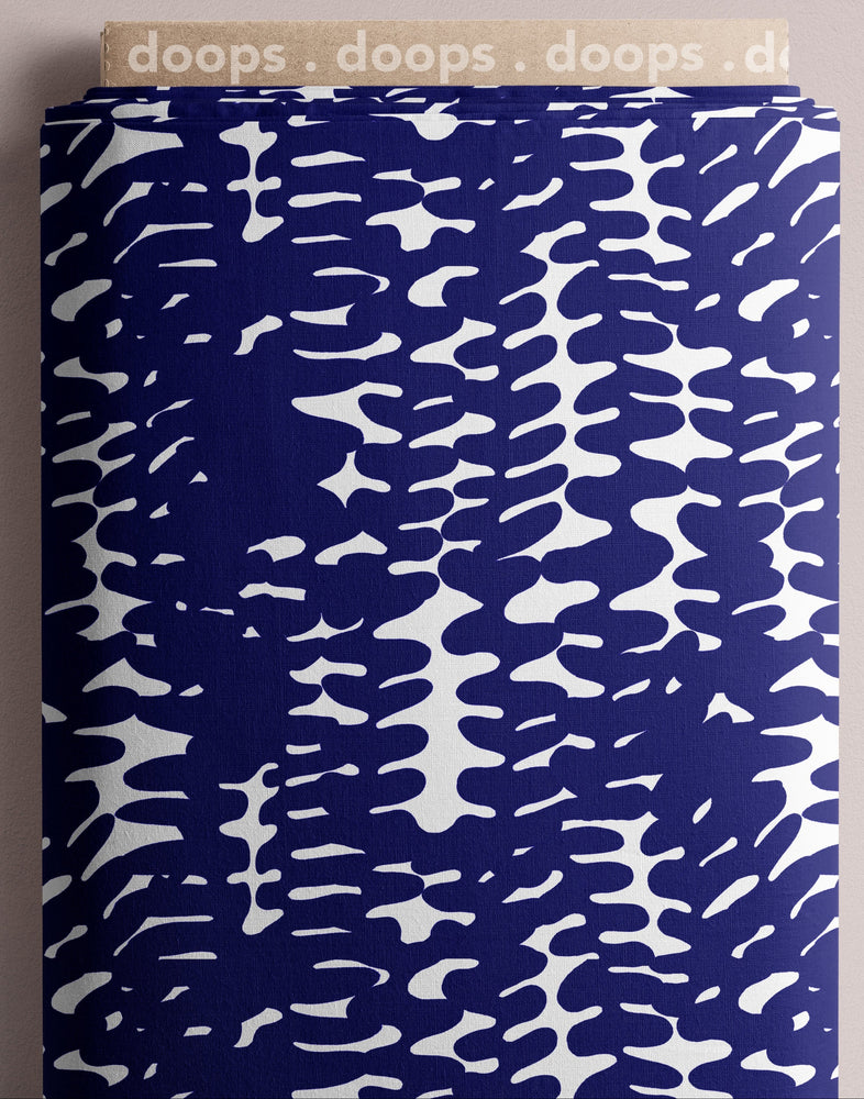 COTTON POPLIN • Blue Ferns $39.00/metre