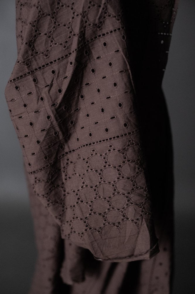INDIAN COTTON • Burrow Eyelet $65.00/metre