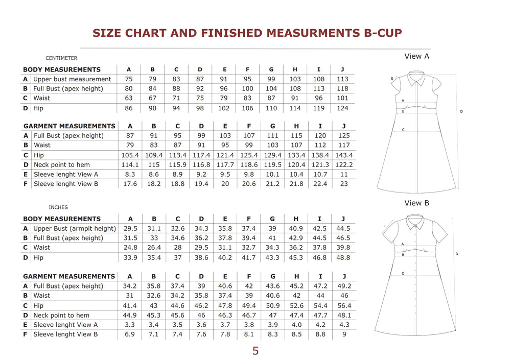FLEUR DRESS • PDF Pattern