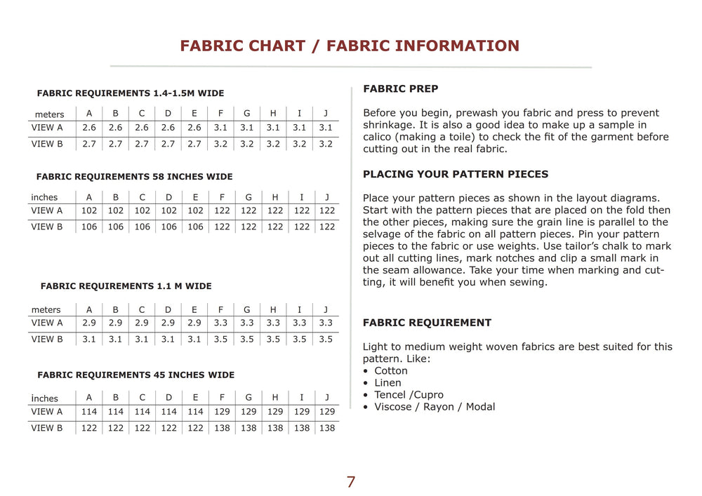 FLEUR DRESS • PDF Pattern