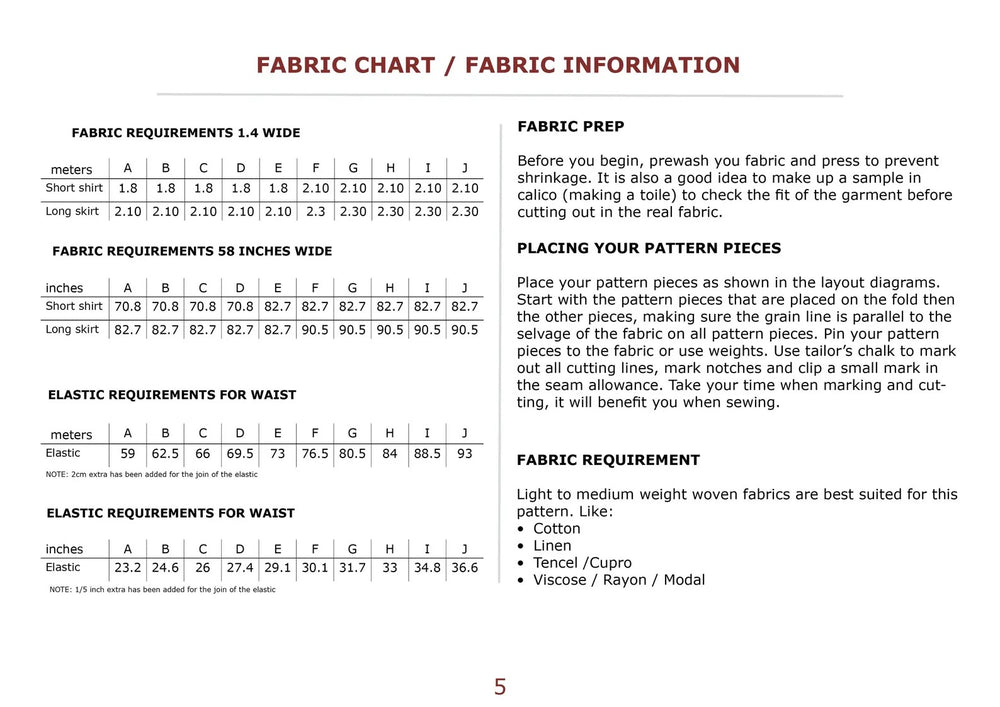 ADA BIAS SKIRT • PDF Pattern