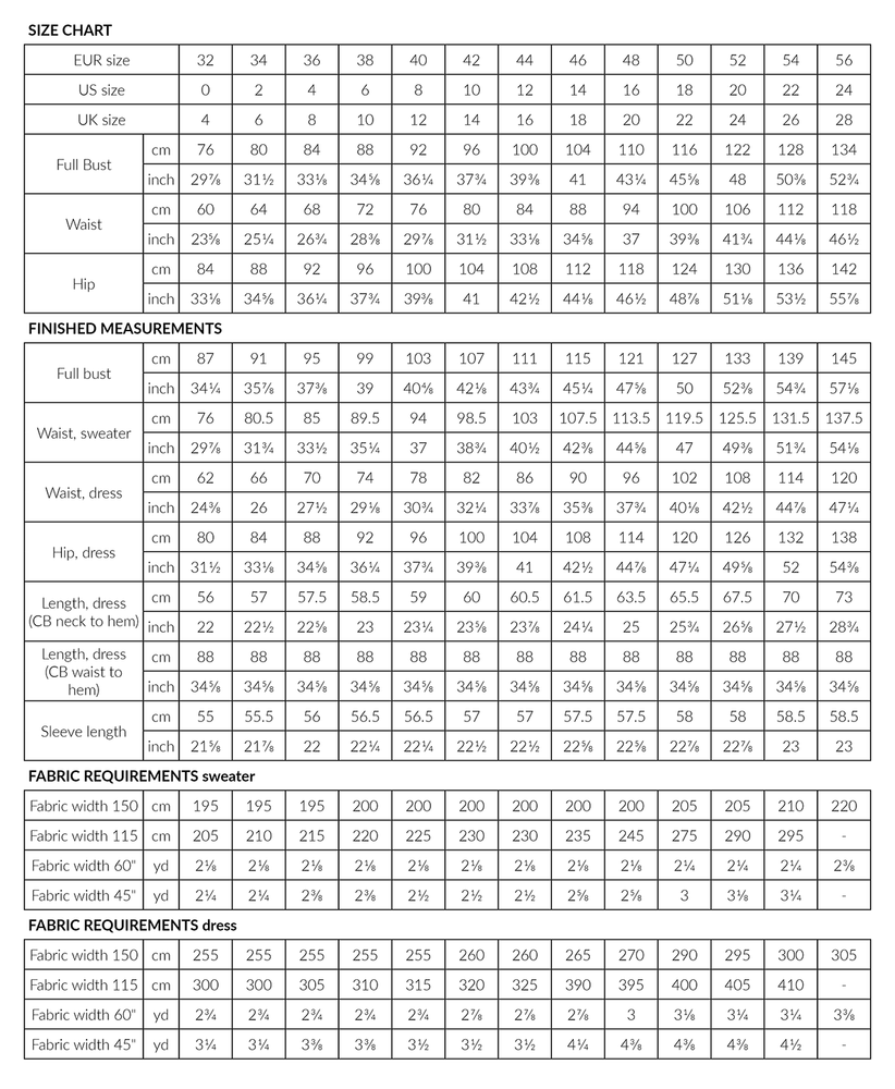 KAJO BATWING WRAP SWEATER & DRESS • PDF Pattern