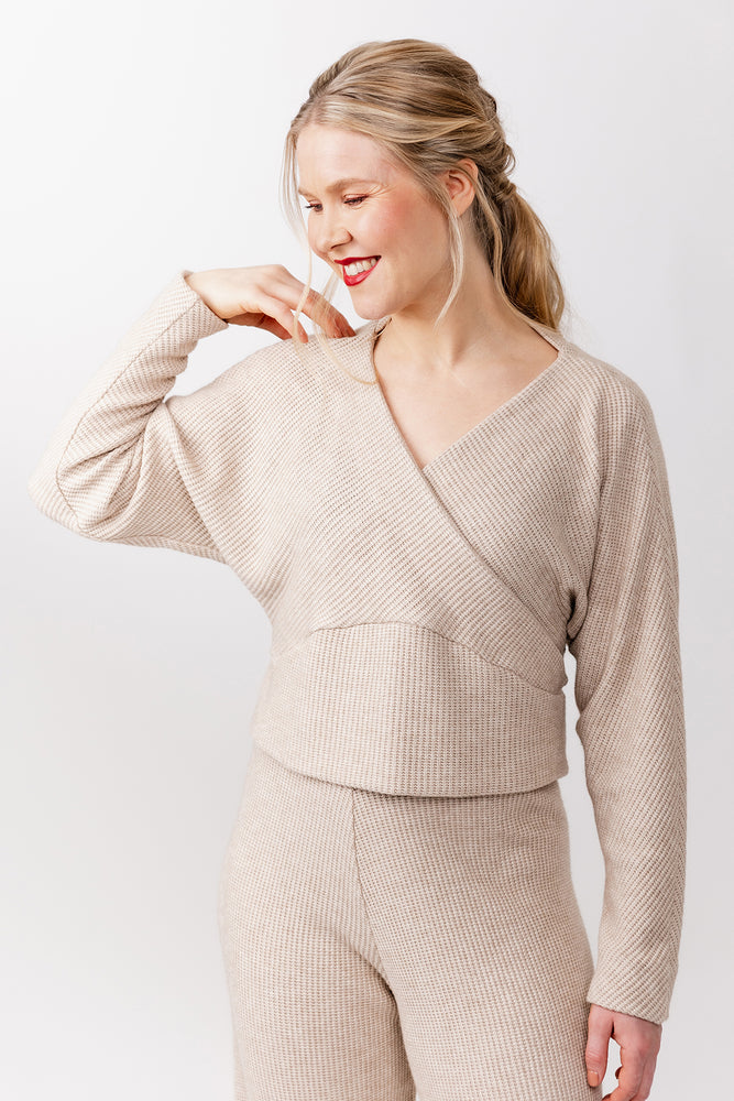 KAJO BATWING WRAP SWEATER & DRESS • PDF Pattern