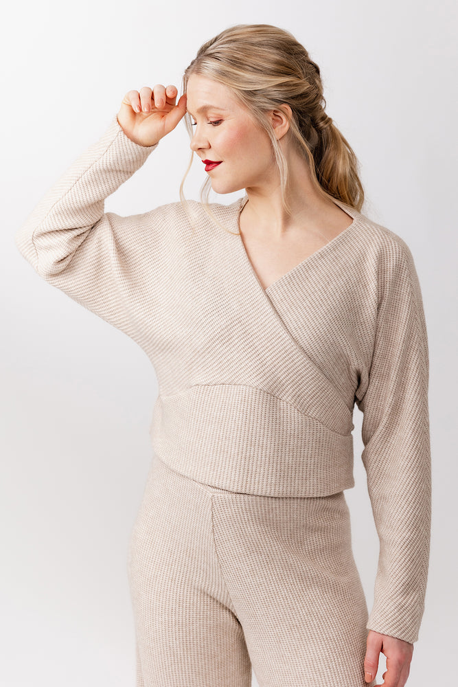 KAJO BATWING WRAP SWEATER & DRESS • PDF Pattern