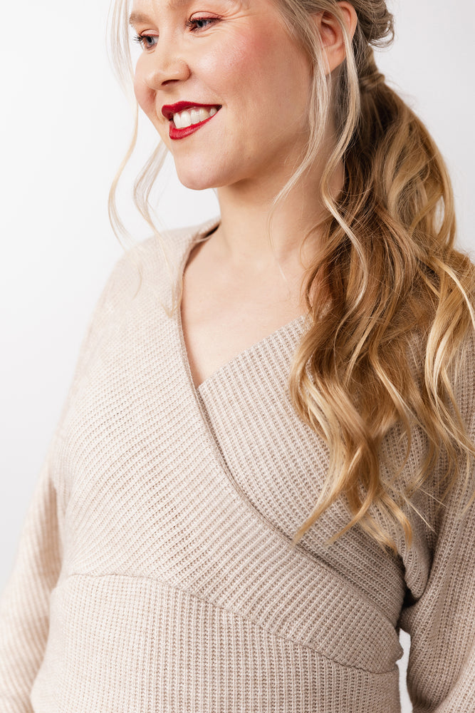 KAJO BATWING WRAP SWEATER & DRESS • PDF Pattern