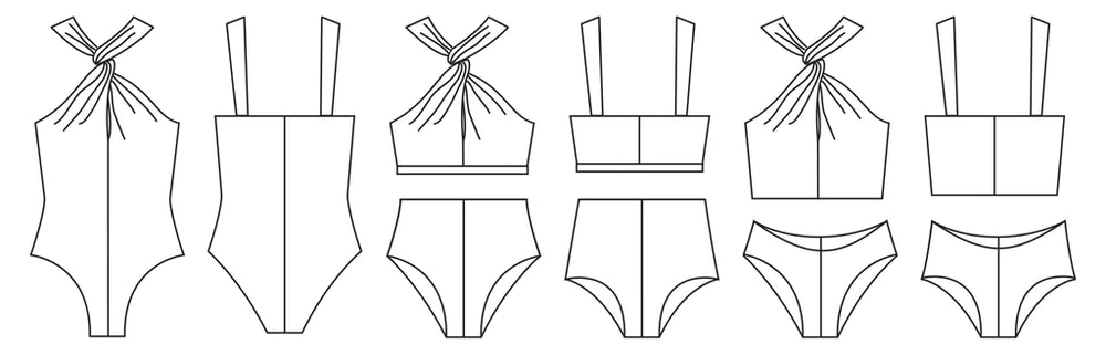 Suimsuit Patterns PAPERCUT PATTERNS • KAIA SWIMSUIT • PATTERN SCISSORS FROCK • AUSTRALIA ...