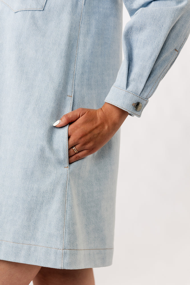 LOVIISA DENIM DRESS • PDF Pattern