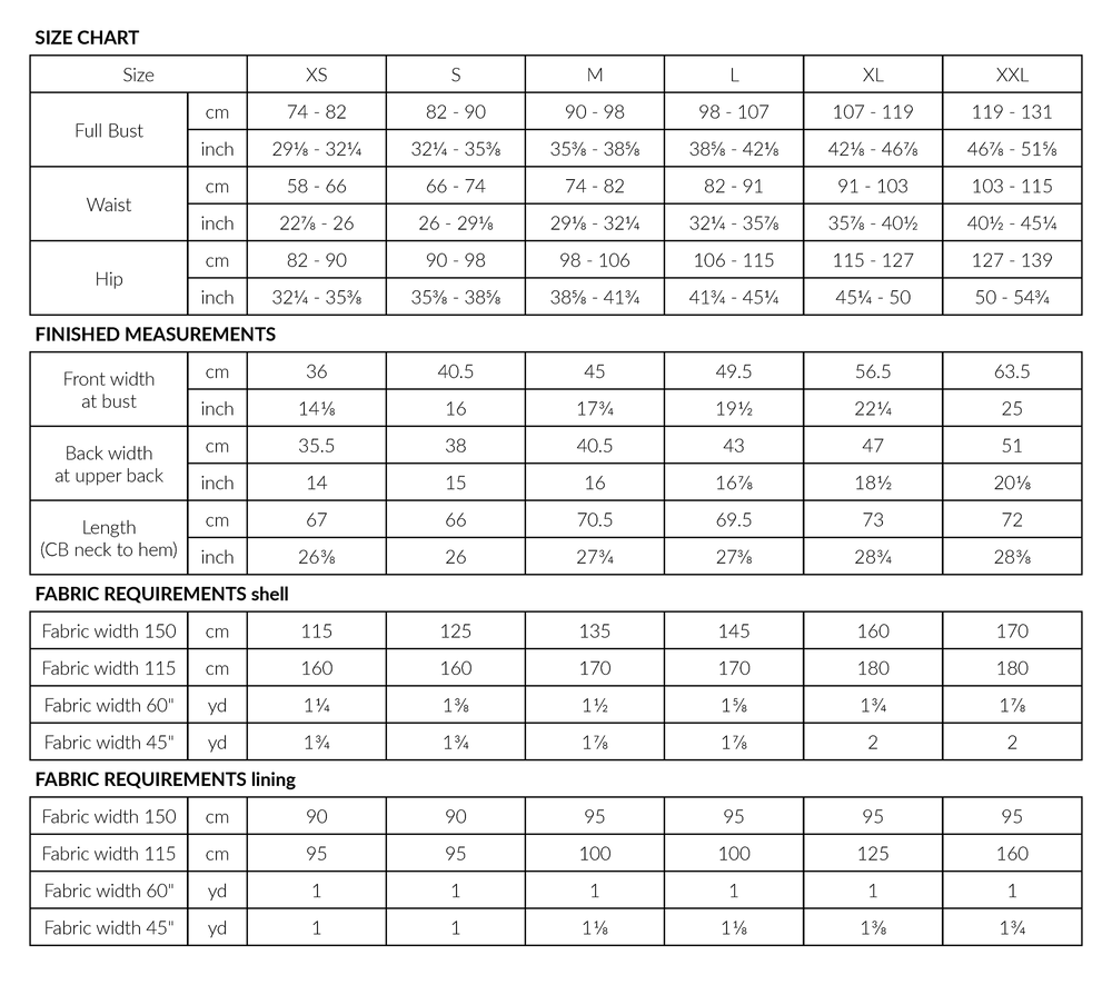 SAANA PUFFER VEST • PDF Pattern