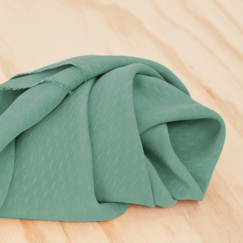 LIGHT DIAMOND JACQUARD • Aqua $52.00/metre