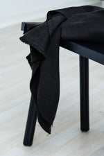 TENCEL™ LYOCELL/LINEN • MARA • Black $56.00/metre