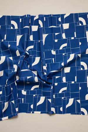 OFFROAD COTTON POPLIN • Cobalt $46.00/metre