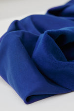 ORGANIC BRUSHED SWEAT KNIT • Cobalt Blue $64/per metre