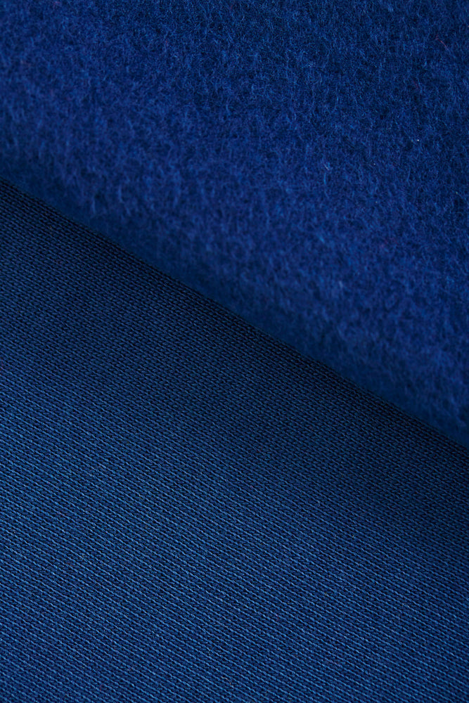 ORGANIC BRUSHED SWEAT KNIT • Cobalt Blue $64/per metre