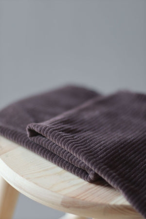 ORGANIC VELVETY CORD • Umber SALE $48.00/metre