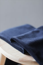 ORGANIC VELVETY CORD • Indigo Night SALE $48.00/metre
