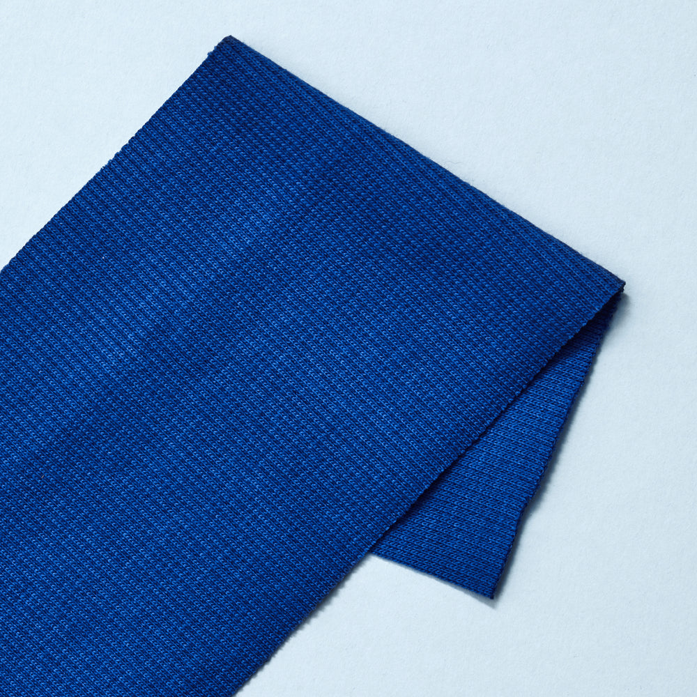 ORGANIC RIBBING • Intense Blue $45.00/metre