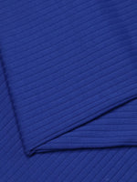 ORGANIC WIDE DERBY RIB • Cobalt Blue $49.00/metre