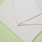 ORGANIC WIDE DERBY RIB • Creamy White $49.00/metre