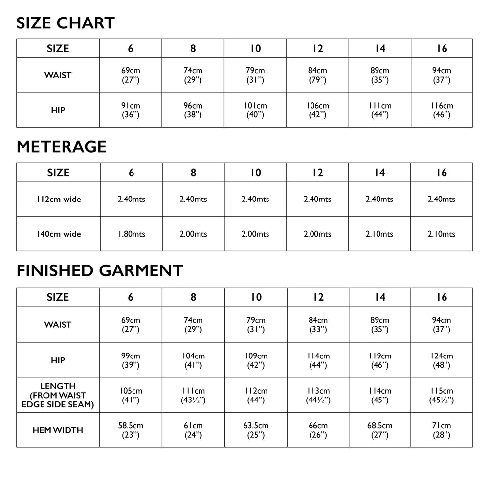 CHIARA PANTS • Pattern