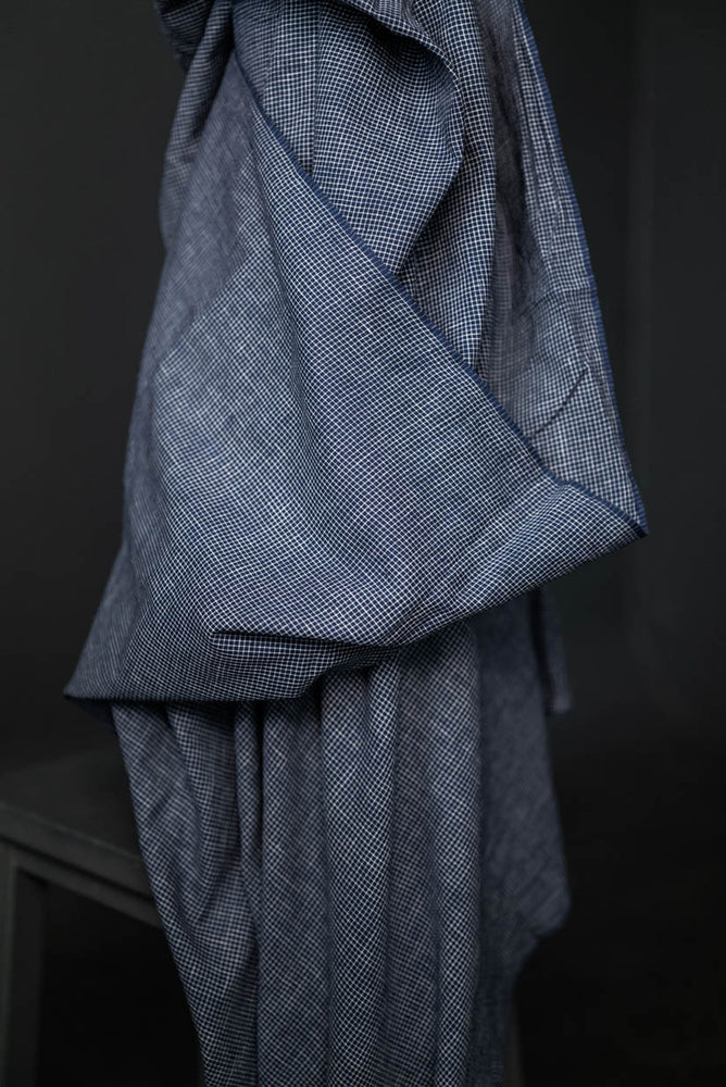 INDIAN COTTON • PORTLAND • Navy $46.00/metre