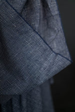 INDIAN COTTON • PORTLAND • Navy $46.00/metre