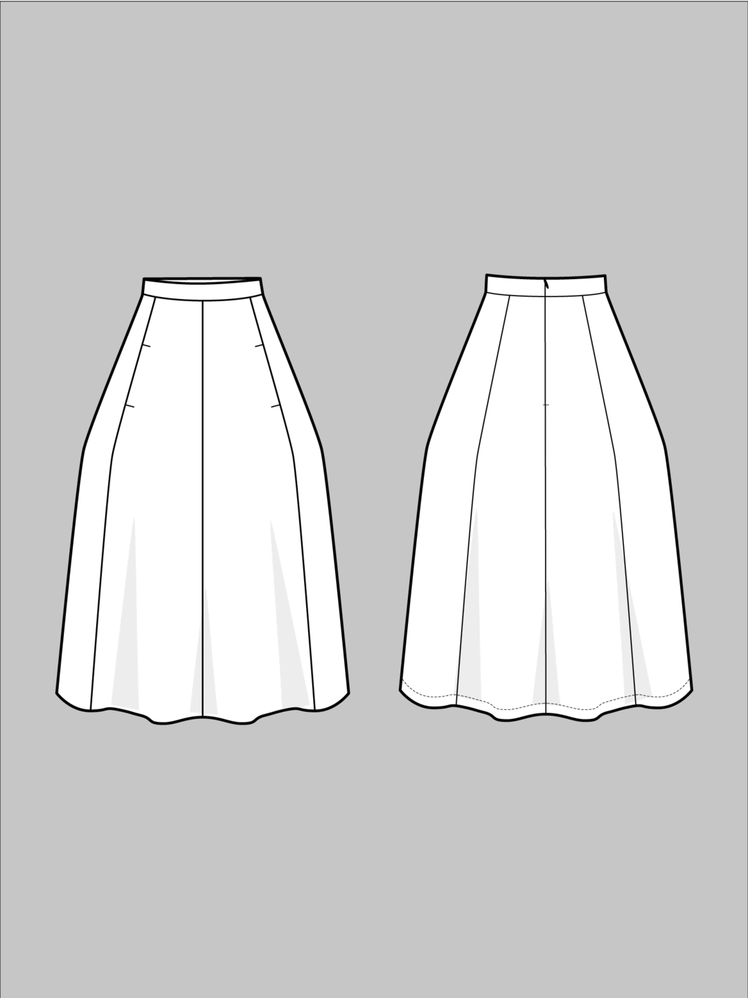 TULIP SKIRT • The Assembly Line Independent Patterns – Pattern Scissors ...