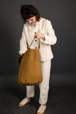 ORGANIC COTTON TWILL 410gsm • Stanley Tan • Remnant 85cm
