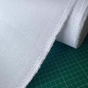 BUCKRAM FUSIBLE INTERFACING • Firm • White $15.00/metre