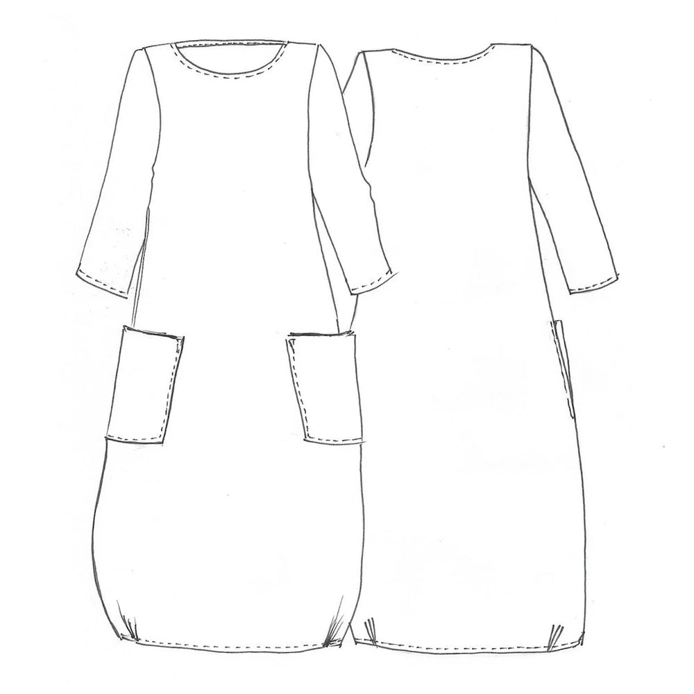 TESSUTI • LILY LINEN PATTERN • PATTERN SCISSORS FROCK – Pattern ...