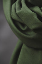 SMOOTH DRAPE TWILL • TENCEL™ fibres • Moss $39.00/metre