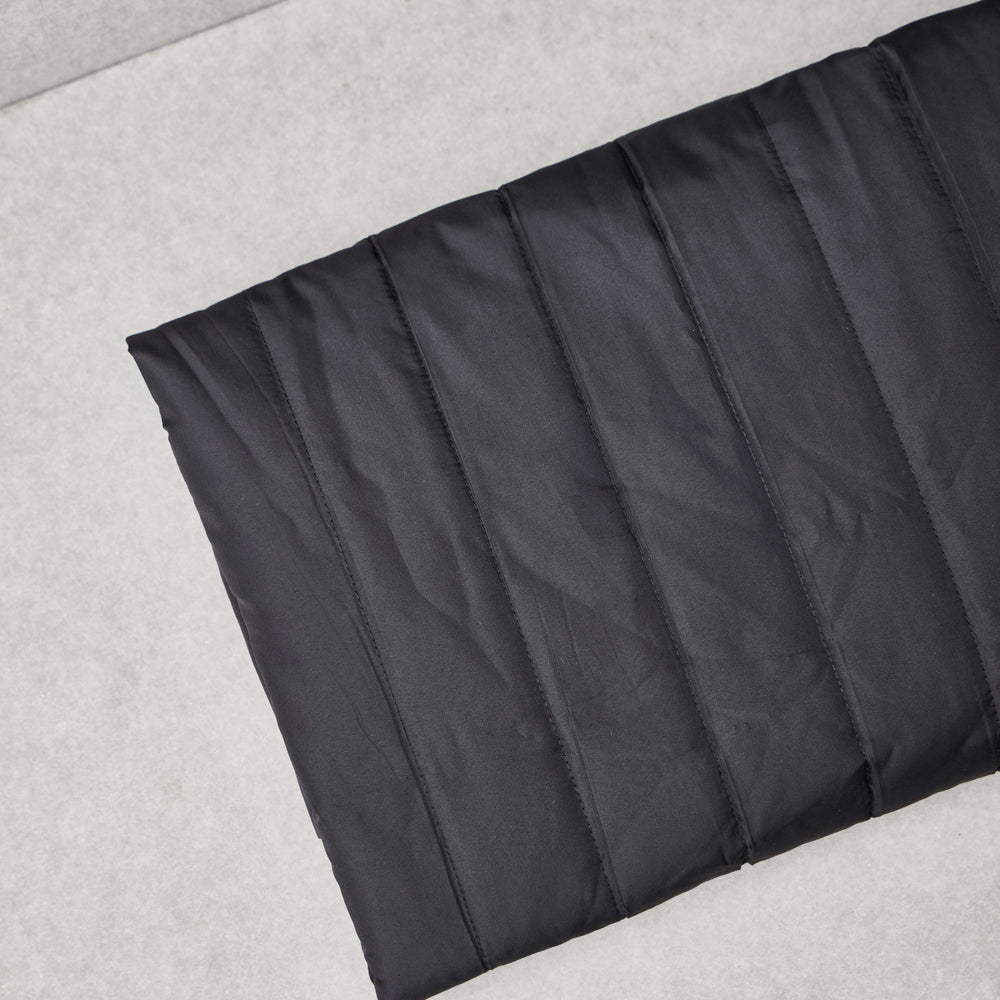 THELMA THERMAL QUILT • STRIP • Black • Remnant 127cm